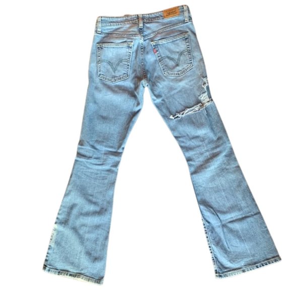 Levi's Denim - Levi’s Flare 519 Jeans - Hand Distressed - Vintage
